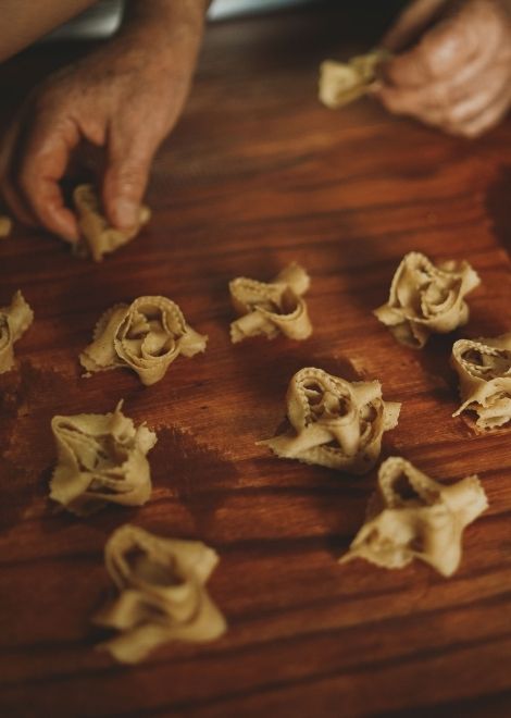 Watch handmade traditional Moroccan pastries being made