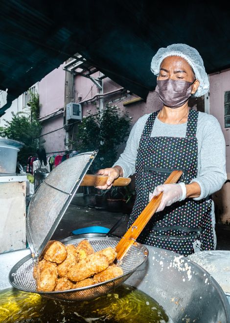 Try the best homemade banana fritters in the capital