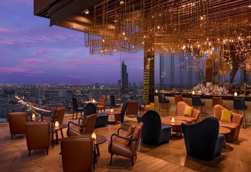 best sky bar in bangkok - SEEN