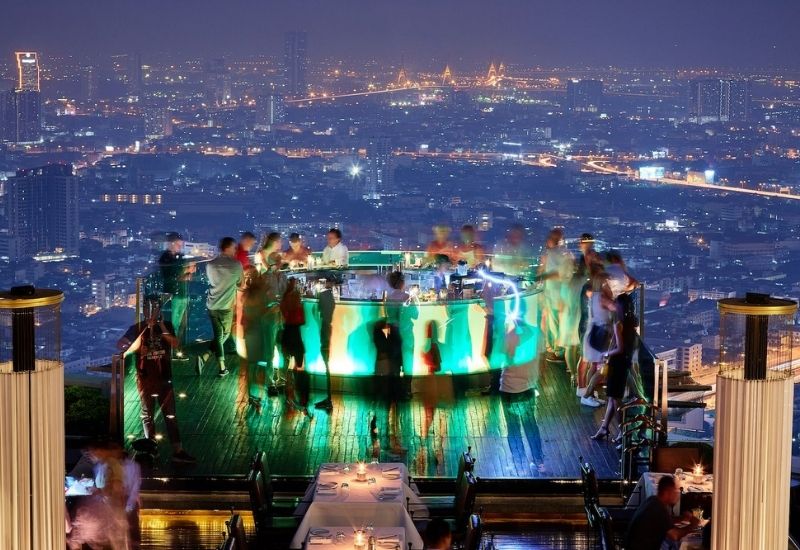 best sky bar in Bangkok - slky bar