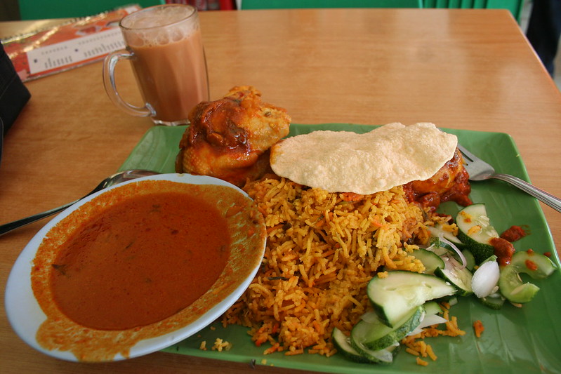 biryani - best hawker food in Singapore