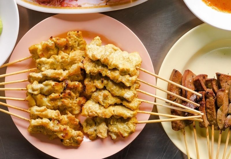 Chicken satay Thailand