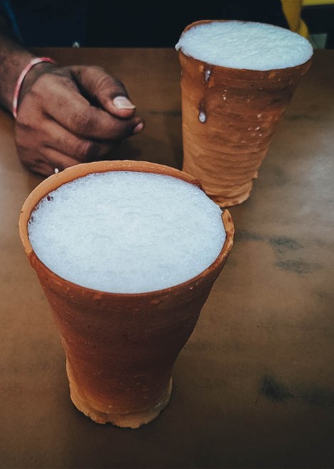 One of the best clay-pot lasses in Old Delhi