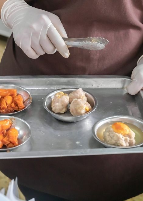 Dainty dim sum, a Phuketian speciality. 