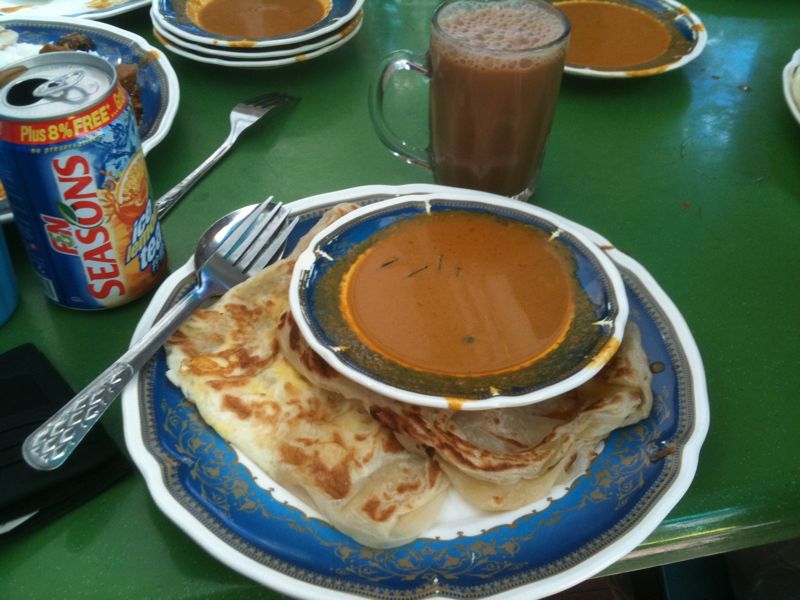 roti prata - best hawker food in Singapore